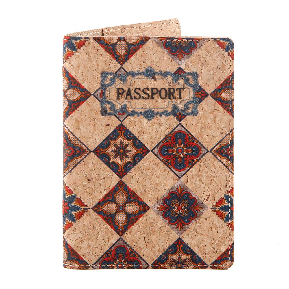 Cork Passport Protective Case for Travel Use