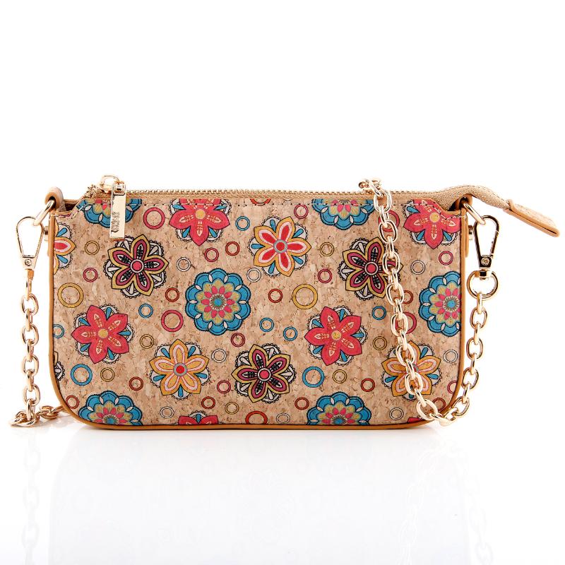 Cork Printed Shoulder Bag