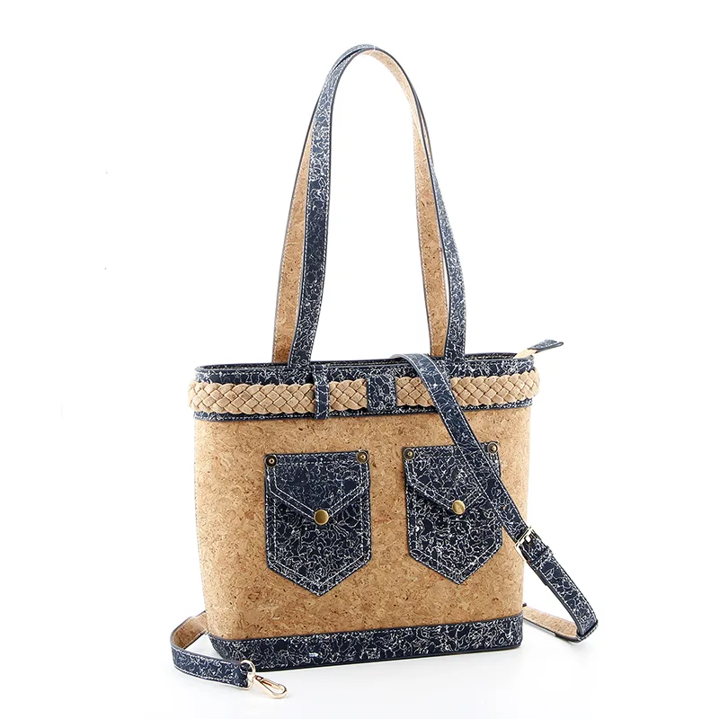 Fashion Casual Soft Cork Shoulder Bag
