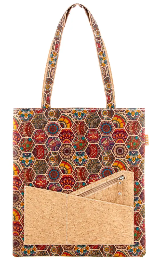 Large-Capacity Eco-Friendly Cork Shopping Bag