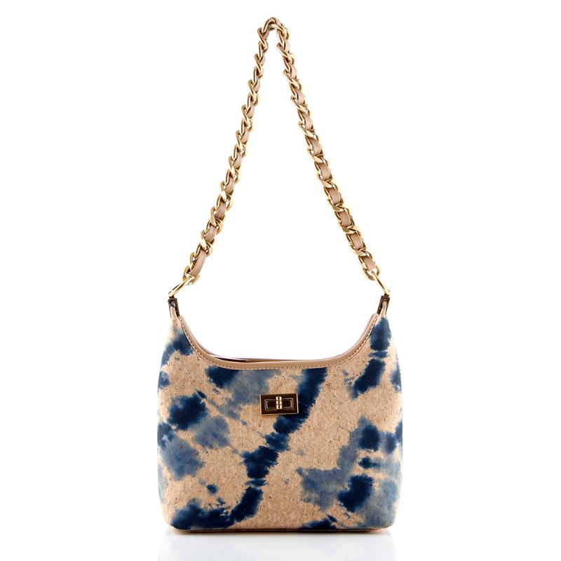 Simple Textured Cork Commuter Crossbody Bag