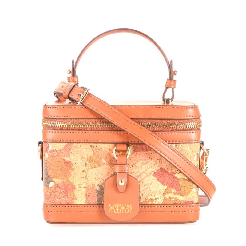 Structured Cork Box Style Evening Bag